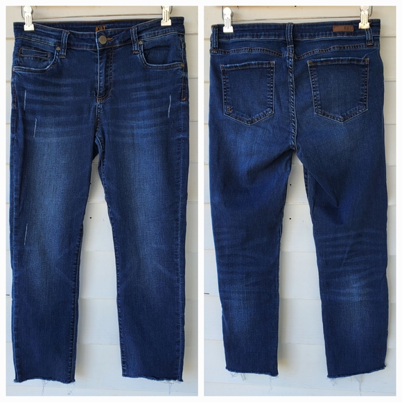 Kut from the Kloth Denim - Kut from the Kloth Dark Wash Cropped Jeans